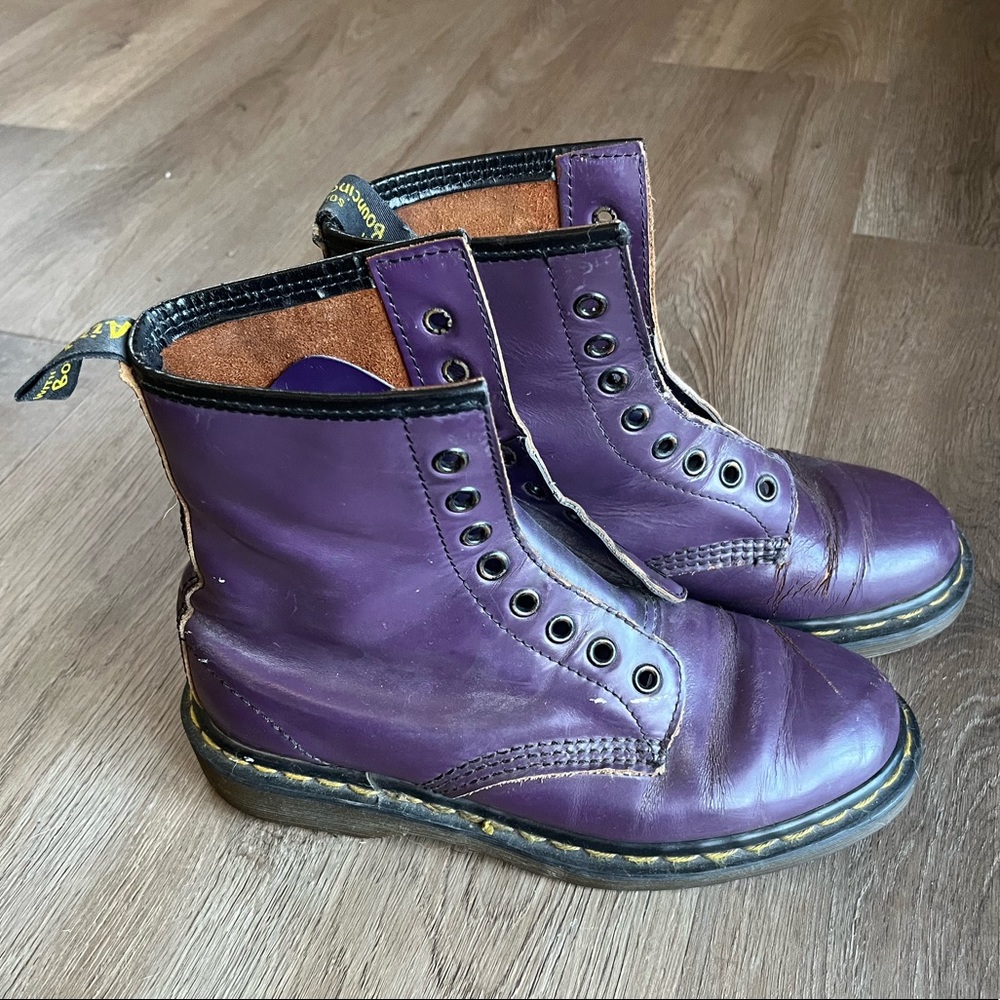 Purple Doc Marten The Original Made in England